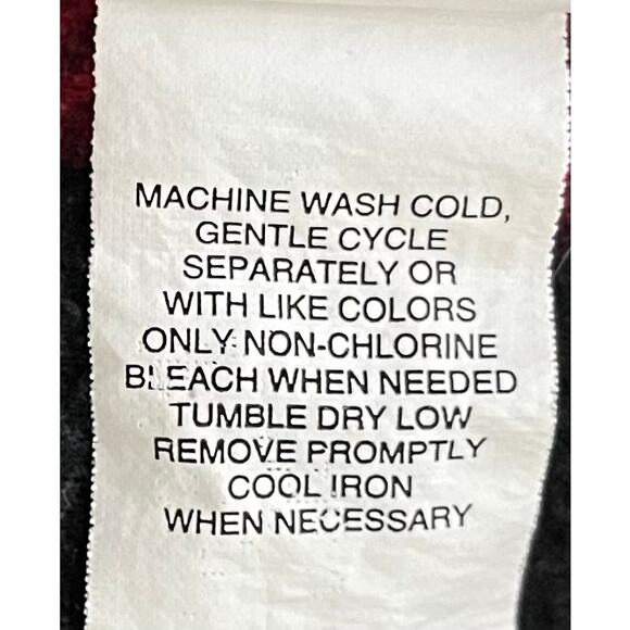 THE CHILDREN’S PLACE LONG SLEEVE FLANNEL SHIRT, UNISEX CHILD, 2T, BLACK & RED - Picture 8 of 8